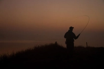 Casting at dusk Casting at dusk