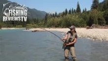Video thumb for Heather catches and almost lands a 20lb Chinook